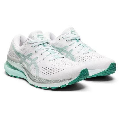 Women's ASICS Gel Kayano 28 'WHITE/OASIS GREEN'