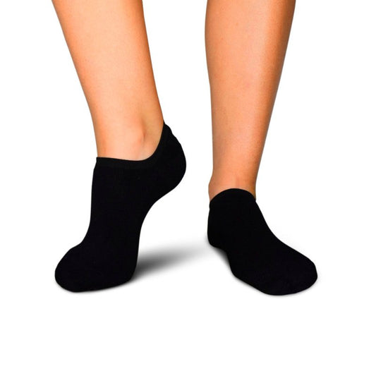 No Show Bamboo Socks 'Black'